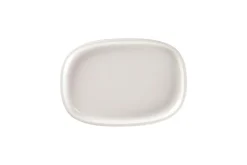 Plat rectangulaire gris porcelaine vitrifiée 26,1 cm stone Ease - RAK Sale