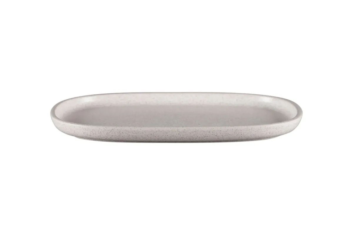 RAK Plat rectangulaire gris porcelaine vitrifiée 33,2 cm stone Ease Discount