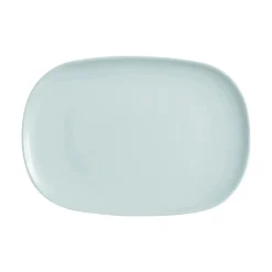 LUMINARC Plat rectangulaire gris verre opal 35 cm Diwali Hot