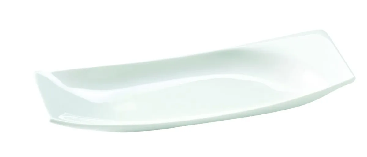 RAK Plat rectangulaire ivoire porcelaine vitrifiée 26x10 cm Mazza Best