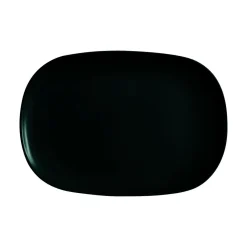 LUMINARC Plat rectangulaire noir verre trempé 35 cm Diwali Clearance