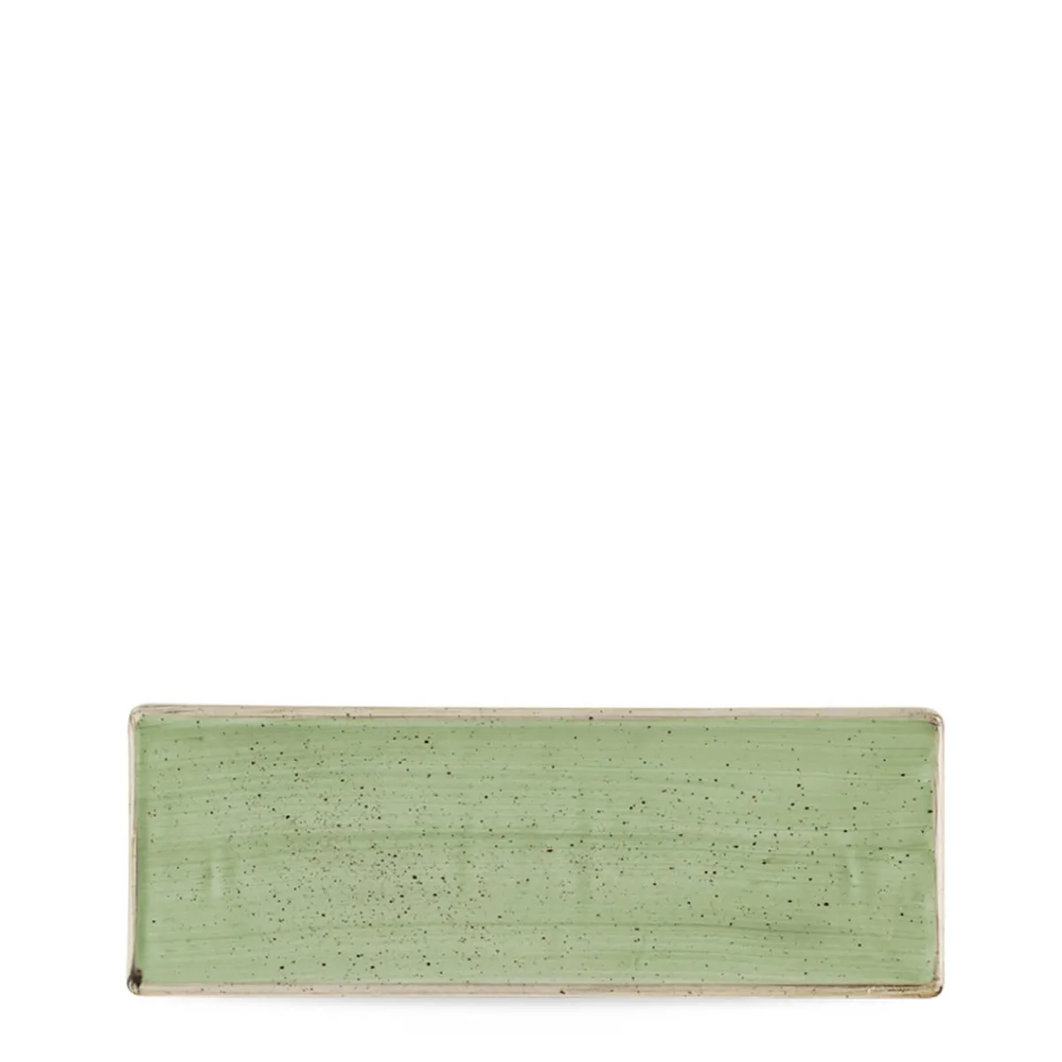 CHURCHILL Plat rectangulaire Sage Green porcelaine vitrifiée 25 cm Stonecast Sage Best
