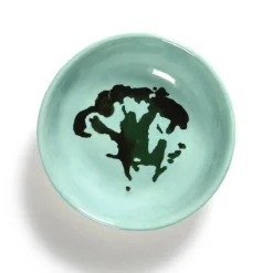 Plat rond azure broccoli vert grès émaillé Ø 7,5 cm Feast By Ottolenghi - SERAX