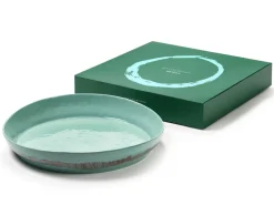 Plat rond azure swirl - stripes rouge grès émaillé Ø 36 cm Feast By Ottolenghi - SERAX Sale