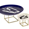 Plat rond blanc artichaut noir grès émaillé Ø 44,5 cm Feast By Ottolenghi - SERAX New