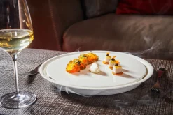 RAK Plat rond blanc porcelaine vitrifiée Ø 29 cm Amaze Sale