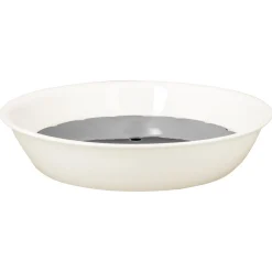 Plat rond blanc porcelaine vitrifiée Ø 32 cm Amaze - RAK Outlet