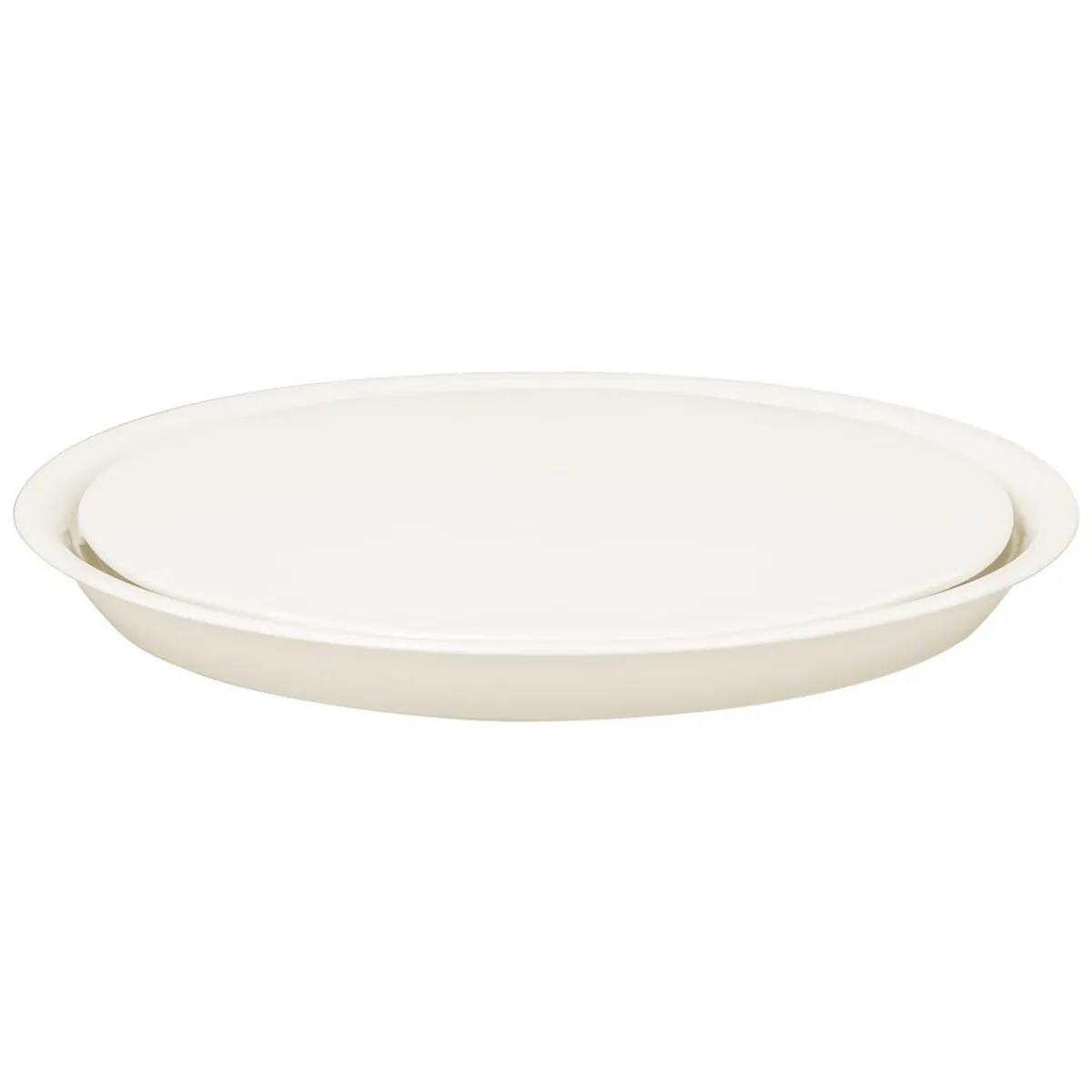 RAK Plat rond blanc porcelaine vitrifiée Ø 26 cm Amaze New