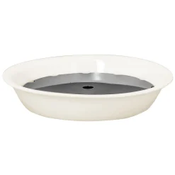 Plat rond blanc porcelaine vitrifiée Ø 19,9 cm Amaze - RAK Hot