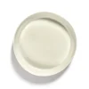 Plat rond blanc swirl - stripes rouge grès émaillé Ø 36 cm Feast By Ottolenghi - SERAX Online