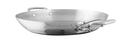 Plat rond inox Ø 20 cm 4 cm 1 L M'cook - MAUVIEL Hot