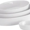 PILLIVUYT Plat sabot ovale blanc porcelaine culinaire 14x10 cm Outlet