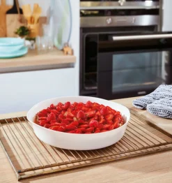Plat à tarte rond blanc verre opal Ø 29,4 cm Smart Cuisine - LUMINARC Sale