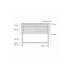 Plonge 1 bac inox 100 cm x 85 cm Avec dosseret à droite Avec étagère - PROINOX Online