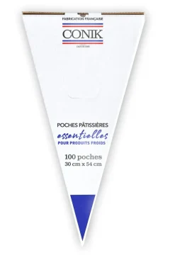 Poche pâtissière triangulaire transparent 54x30 cm (100 pièces) - Aucune Outlet