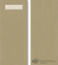 Pochette beige ouate de cellulose 8,5x20 cm Ecoline (100 pièces) - Aucune Sale