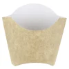 HUHTAMAKI Pochette à frites beige Ø 12 cm 12x5x8,5 cm 40 cl (100 pièces) Hot