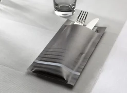Pochette gris ouate de cellulose 10x20 cm Isi (200 pièces) - PRO.MUNDI Hot