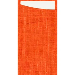 Pochette orange non tissé 23x11,5 cm Sacchetto (60 pièces) - DUNI Clearance