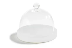 REVOL Podium avec cloche résine Nacryl® blanc Ø 18 cm 14 cm Mealplak Clearance