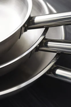 Poêle inox Ø 28 cm 5,5 cm Qualiplus - PRO.COOKER Best