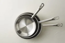 Poêle inox Ø 28 cm 5,5 cm Qualiplus - PRO.COOKER Best
