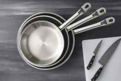 PRO.COOKER Poêle inox Ø 32 cm 5,5 cm Qualiplus Hot