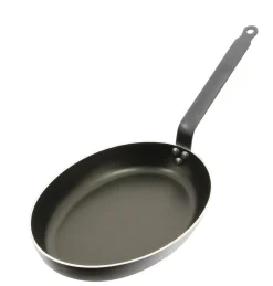 Poêle ovale aluminium Revêtement anti-adhésif 36x26 cm Choc Resto Induction - DE BUYER Online