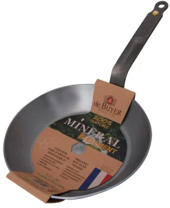 DE BUYER Poêle rond acier Ø 28 cm 4 cm Mineral B Discount