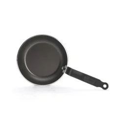 DE BUYER Poêle rond aluminium Revêtement anti-adhésif Ø 20 cm Choc Resto Induction Hot