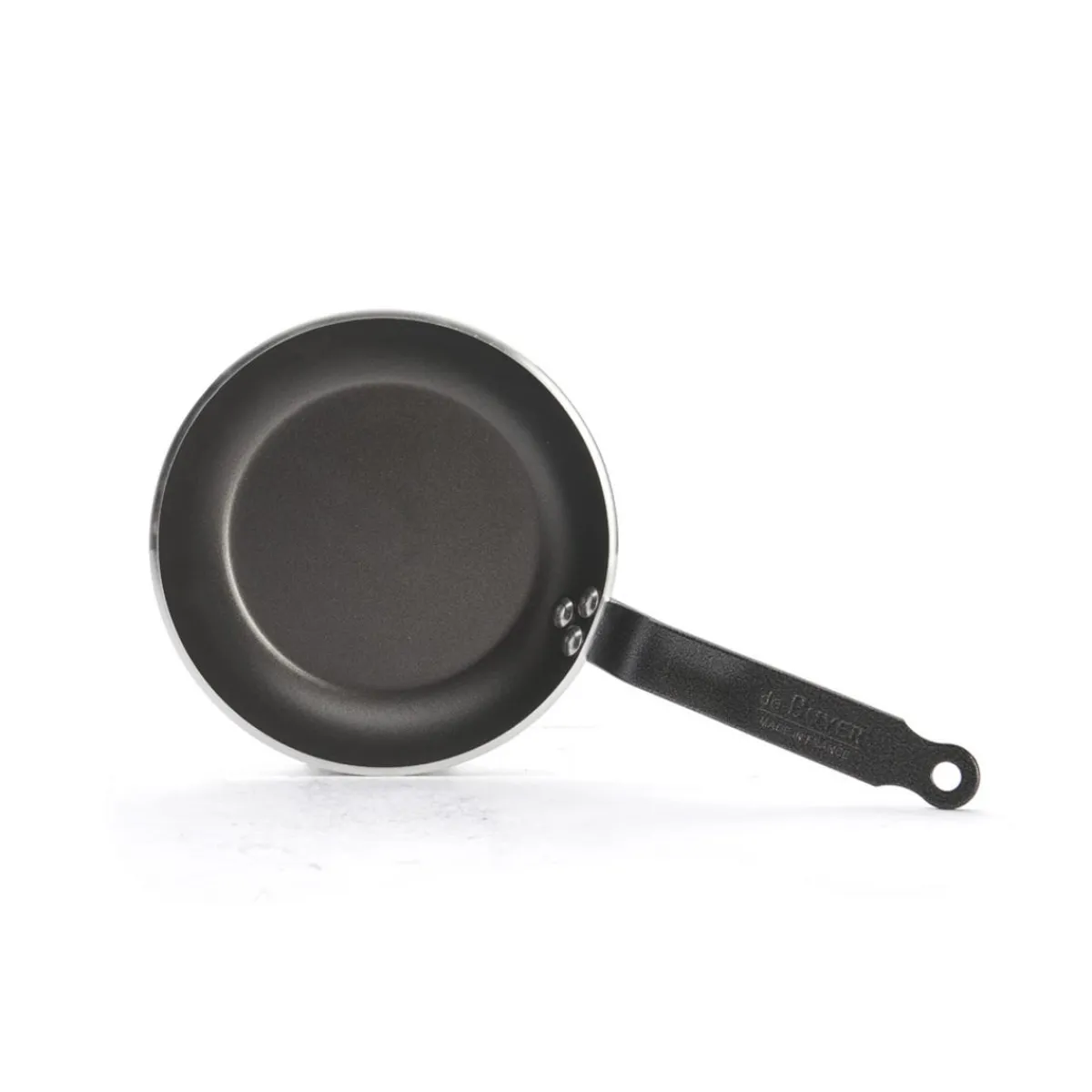 DE BUYER Poêle rond aluminium Revêtement anti-adhésif Ø 20 cm Choc Resto Induction Hot