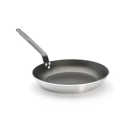 Poêle rond aluminium Revêtement anti-adhésif Ø 32 cm Choc Resto Induction - DE BUYER Discount