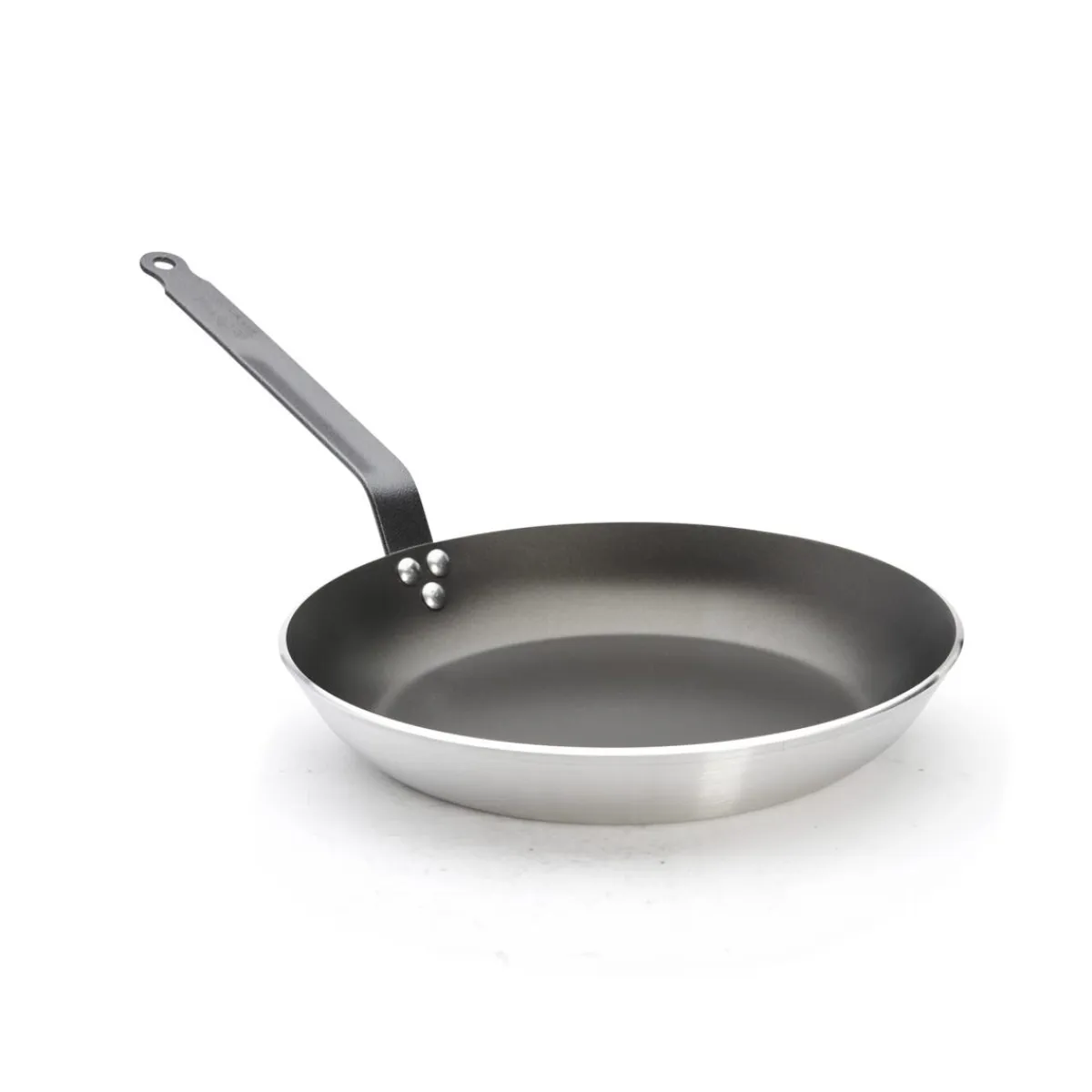 DE BUYER Poêle rond aluminium Revêtement anti-adhésif Ø 24 cm Choc Resto Induction Discount