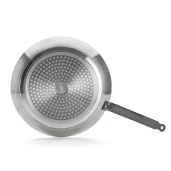 DE BUYER Poêle rond aluminium Revêtement anti-adhésif Ø 24 cm Choc Resto Induction Discount