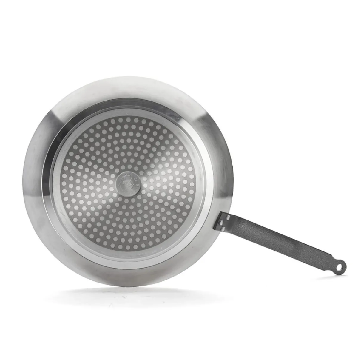 DE BUYER Poêle rond aluminium Revêtement anti-adhésif Ø 24 cm Choc Resto Induction Discount