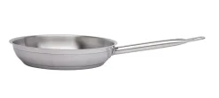 Poêle rond inox Ø 24 cm 5,5 cm Qualiplus - PRO.COOKER