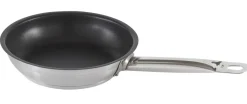 PRO.COOKER Poêle rond inox Revêtement anti-adhésif Ø 32 cm 5,5 cm 4 L Qualiplus Hot