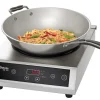 BARTSCHER Poêle wok à induction rond inox Ø 36 cm 11 cm 6 L