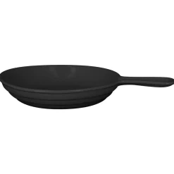 Poêlon rond noir porcelaine vitrifiée Ø 12 cm Chefs Fusion - RAK Outlet