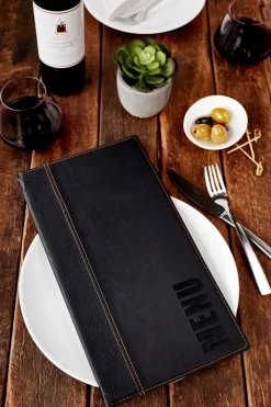 SECURIT Porte-addition rectangulaire noir 23x13 cm Online