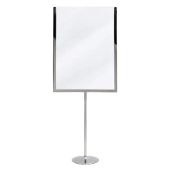 Porte affiche de table a4 gris Ø 9 cm 54x21 cm - SECURIT Outlet