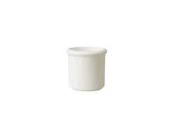 Porte cure dent rectangulaire ivoire porcelaine vitrifiée Ø 5,5 cm Banquet - RAK Hot