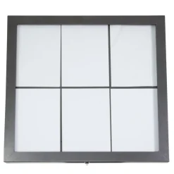 Porte-menu lumineux rectangulaire gris 6 pages led - SECURIT Sale