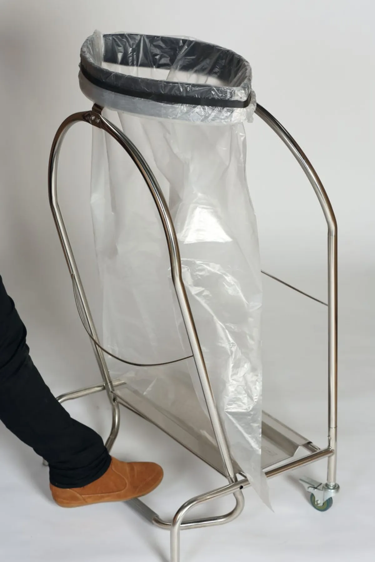 Porte sac inox 110 L - PROBBAX Outlet