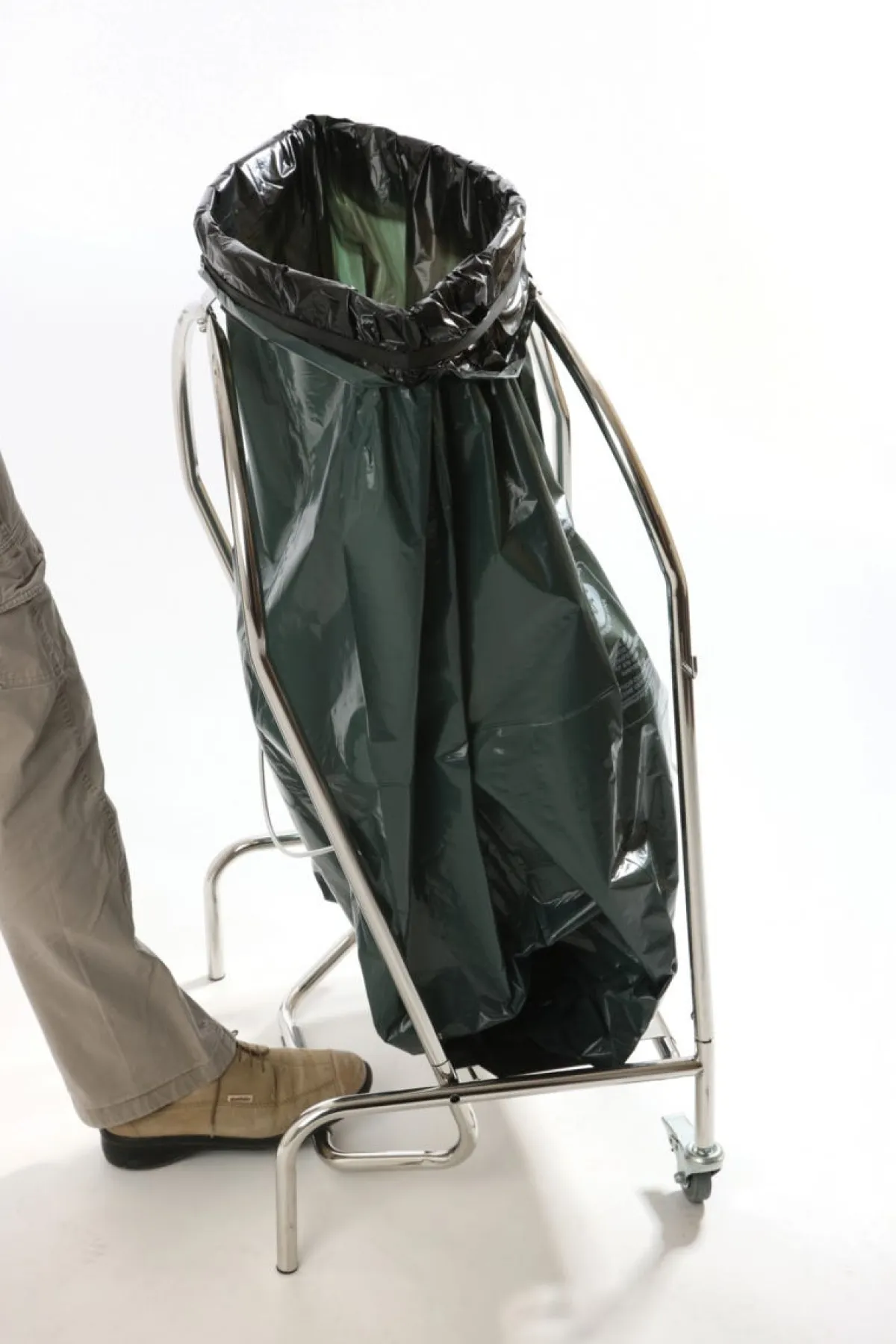 Porte sac inox 110 L - PROBBAX Outlet