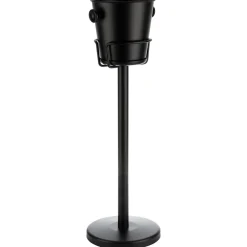 Porte seau à bouteilles noir Ø 26,5 cm 71,5 cm - APS New
