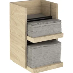 Porte serviettes chêne 19x19x16 cm Valo - APS Best