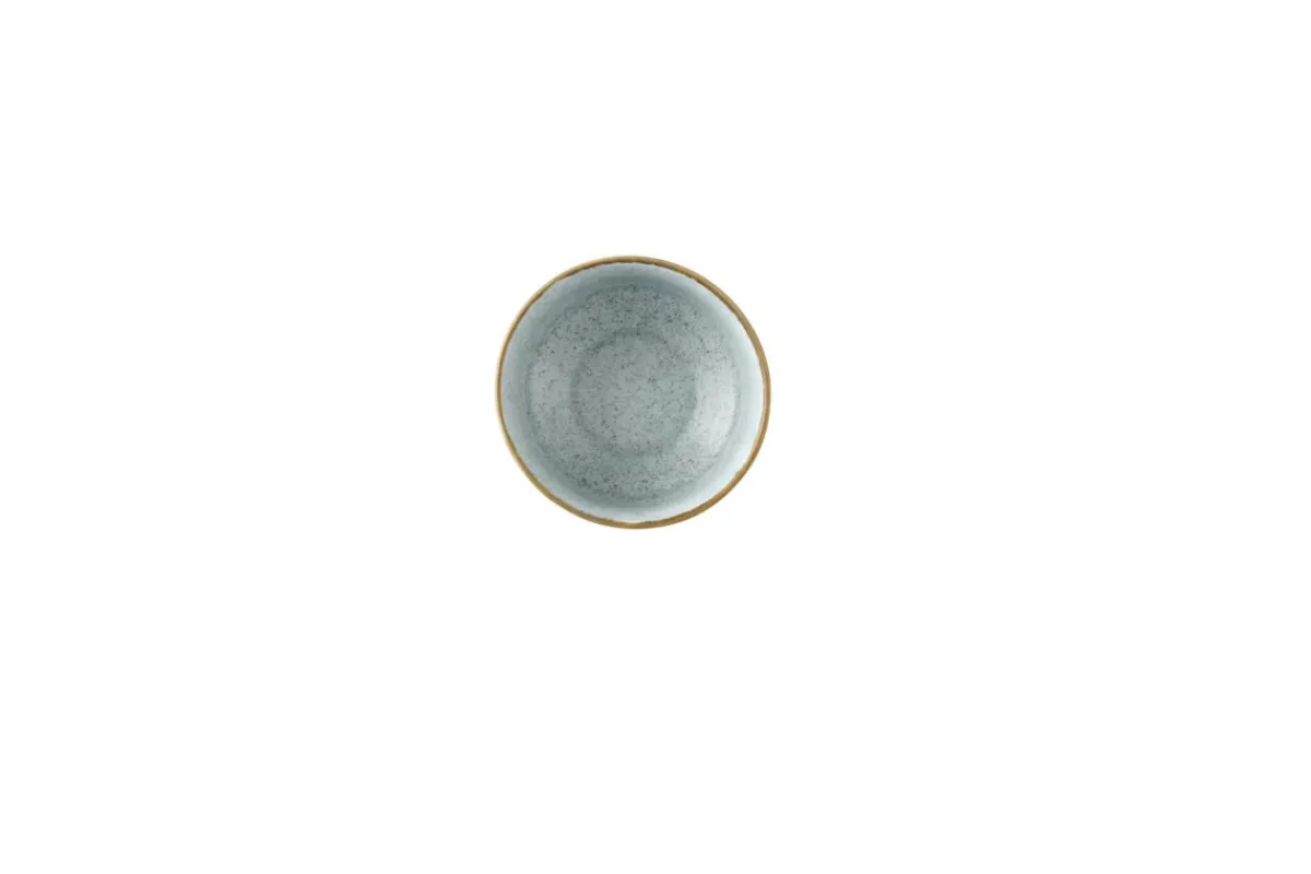 CHURCHILL Pot a frites rond brun porcelaine vitrifiée Ø 9,5 cm Stonecast Natural Discount