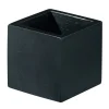 Pot carré bambou noir 6x6x6 cm Oxstal (20 pièces) - PRO.MUNDI Outlet