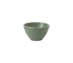 Pot conique Andorra Green porcelaine vitrifiée Ø 7 cm Nourish Andorra - CHURCHILL Outlet
